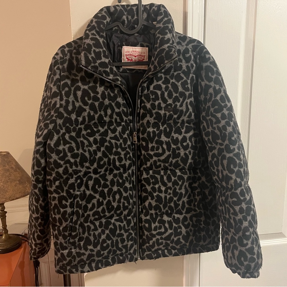 Levi's Leopard Print Jacket - image 1